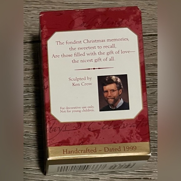 Hallmark Keepsake 1999 Adding The Best Part Ken Crow Ornament - Picture 2 of 2